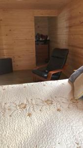 Łóżko lub łóżka w pokoju w obiekcie casa completamente equipada, a pasos de Tijeral, Renaico y Angol