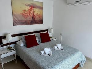 Postel nebo postele na pokoji v ubytování Casa La Asomada El Hierro