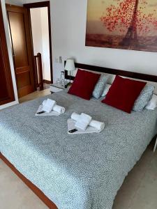Postel nebo postele na pokoji v ubytování Casa La Asomada El Hierro