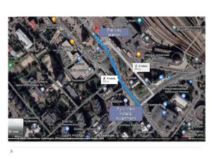 mapa proponowanych ulepszeń autostrady w obiekcie Smart App near Railway Station Kvartet 3C w Kijowie