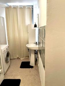 Koupelna v ubytování Appartement à Roubaix