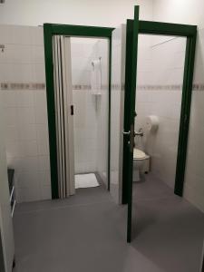 Koupelna v ubytování Hostel de las Facultades