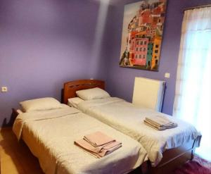 Posteľ alebo postele v izbe v ubytovaní Secret Garden 76 sq.m. apartment close to city center