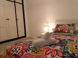 Postel nebo postele na pokoji v ubytování Apartamento playa de Levante