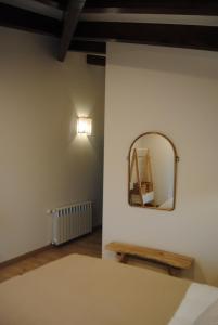 A bed or beds in a room at Hotel a Ecogranxa