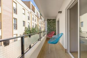 Ein Balkon oder eine Terrasse in der Unterkunft Spacious & Quiet apartment by HelloMalaga - AZAHAR