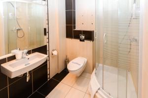 Koupelna v ubytování Hotel Liburnia