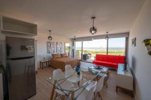 Η κουζίνα ή μικρή κουζίνα στο SYRAH Premium B1 - Balcón con vista al mar by depptö