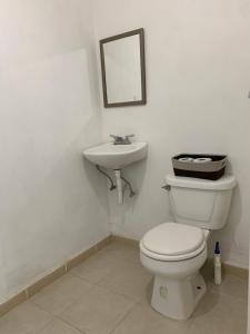 Koupelna v ubytování VEN AL DEPA