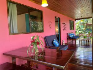 Istumisnurk majutusasutuses Casa Colores