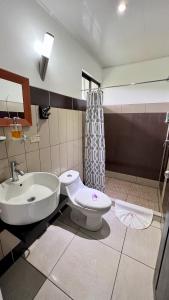 Baðherbergi á Hotel Secreto La Fortuna