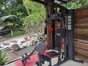 Phòng/tiện nghi tập thể dục tại Peace home kpg