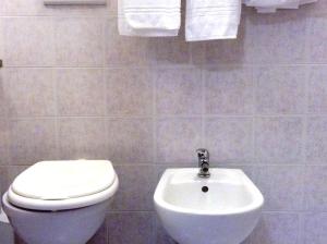 Koupelna v ubytování Hotel Ricci