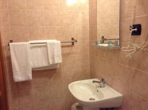 Koupelna v ubytování Hotel Ricci