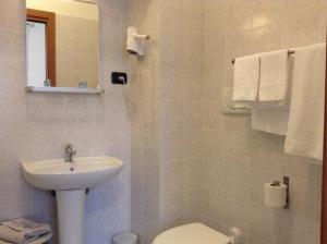 Koupelna v ubytování Hotel Ricci