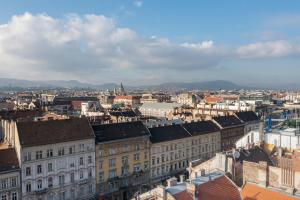 Výhľad na mesto Budapešť alebo výhľad na mesto priamo z apartmánu