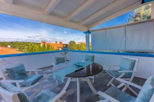 Balkón nebo terasa v ubytování Apartments in Banjole - Istrien 11116