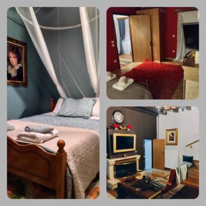 Posteľ alebo postele v izbe v ubytovaní Elena's villa