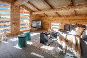 Χώρος καθιστικού στο Chalet Argali - OVO Network +23 φωτογραφίες