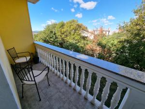Balkón alebo terasa v ubytovaní Apartments CHIARA