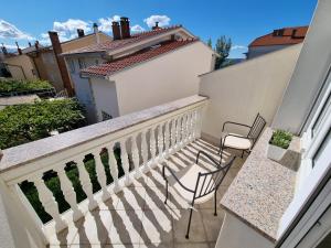 Balkón alebo terasa v ubytovaní Apartments CHIARA