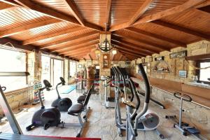 Posilňovňa alebo fitness centrum v ubytovaní Alexander Mountain Resort