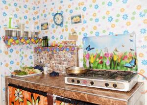 Dapur atau dapur kecil di Tetouan house