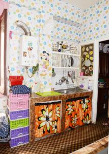 Dapur atau dapur kecil di Tetouan house