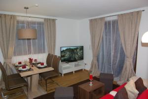 Μια τηλεόραση ή/και κέντρο ψυχαγωγίας στο Appartement Klausner