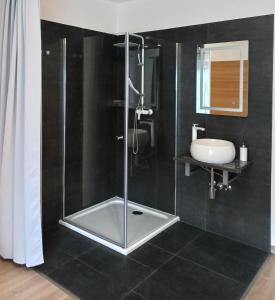 Koupelna v ubytování Apartment Steirawohnzimmer