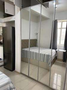 Cama o camas de una habitación en Poket em Vila Isabel Barão de Cotegipe 204