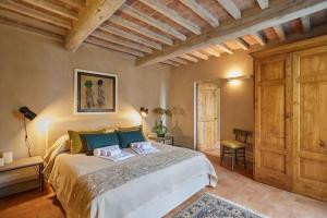Giường trong phòng chung tại Villa Bobolino