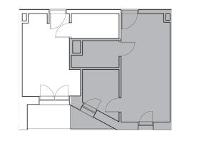 Plán poschodí v ubytovaní Ślusarska Apartment 2