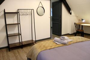 Tout simplement NEW YORK客房内的一张或多张床位
