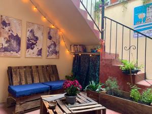 Posezení v ubytování Hostal 23
