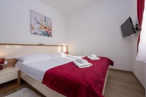Posteľ alebo postele v izbe v ubytovaní Villa Kamen ZadarVillas