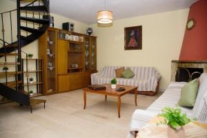 Posezení v ubytování Villa Argyro Triopetra