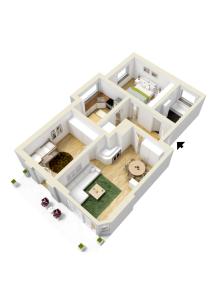 Κάτοψη του Ferienwohnung Bärbel