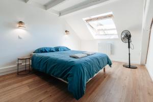 Posteľ alebo postele v izbe v ubytovaní La Laurentine - endroit calme - rénové 2022