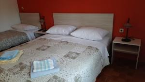 Postel nebo postele na pokoji v ubytování Rooms Neda