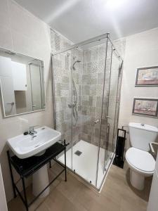 Kúpeľňa v ubytovaní Amplio apartamento en Av. Carlos Haya