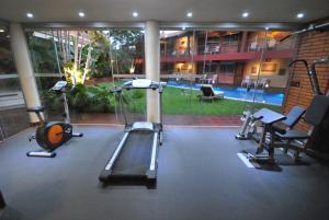 Fitness centrum a/nebo fitness zařízení v ubytování Villa Floreal Hotel Boutique