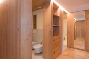 Koupelna v ubytování Hotel Montafoner Hof