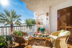 Balkón alebo terasa v ubytovaní Ideal Property Mallorca - Carabela 44