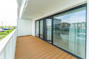 Balkon lub taras w obiekcie Aqua Polanki Apartament B014 Eltom Tour