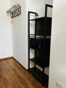 Łóżko lub łóżka piętrowe w pokoju w obiekcie Narutowicza 5 Apartments