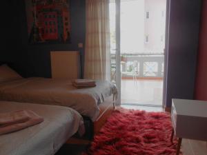 Posteľ alebo postele v izbe v ubytovaní Secret Garden 76 sq.m. apartment close to city center