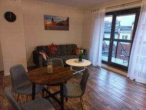 Istumisnurk majutusasutuses Elegancki apartament Gdańsk Wrzeszcz