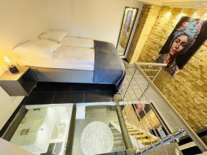 Voodi või voodid majutusasutuse aday - Studio Apartment in the heart of Aalborg toas