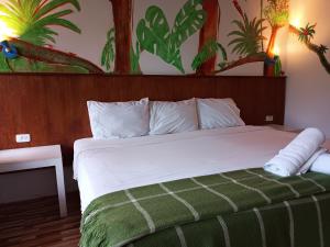 Voodi või voodid majutusasutuse Biohostal Mindo Cloud Forest toas